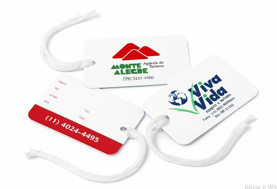 Identificador tag de bagagem para agencias de turismo